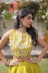 Lw 7173 Roman Silk Gota Pattern Work Navratri Lehenga Choli